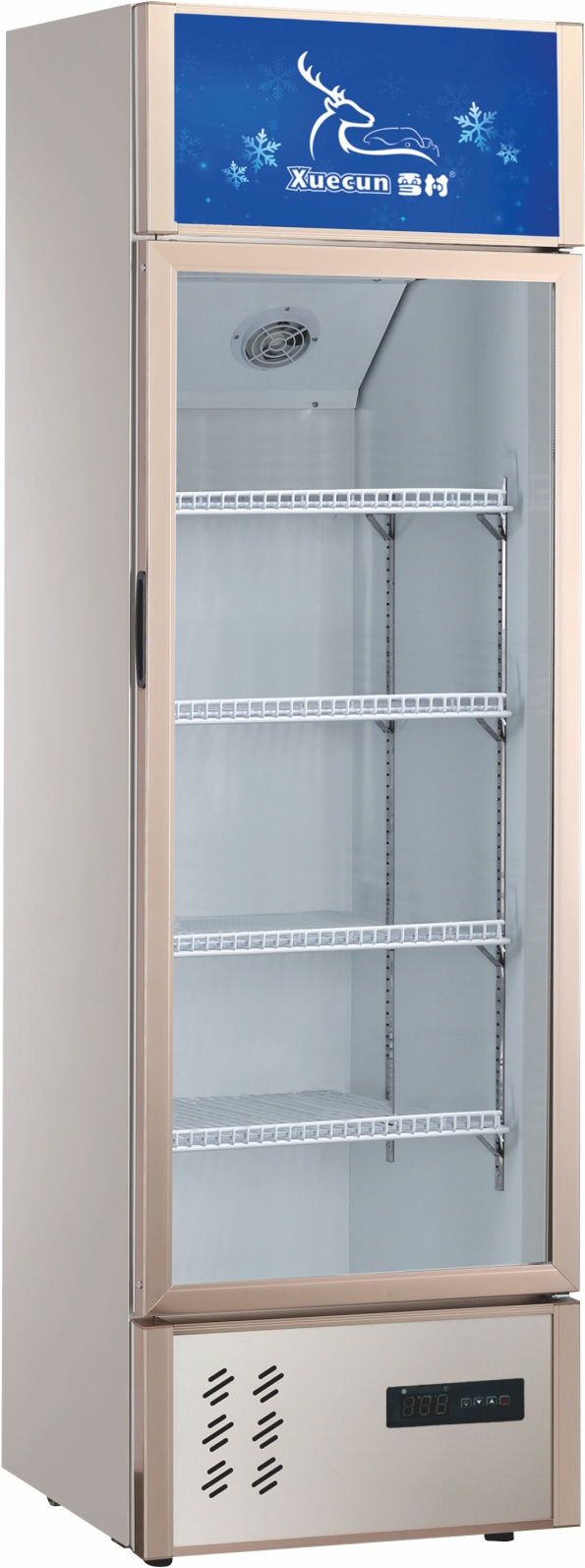 单门陈列柜B款-铝合金门框