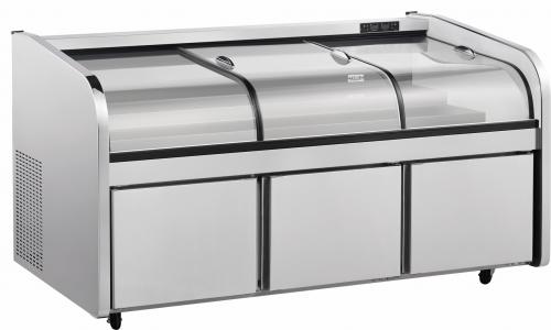 双温三台阶冰台柜